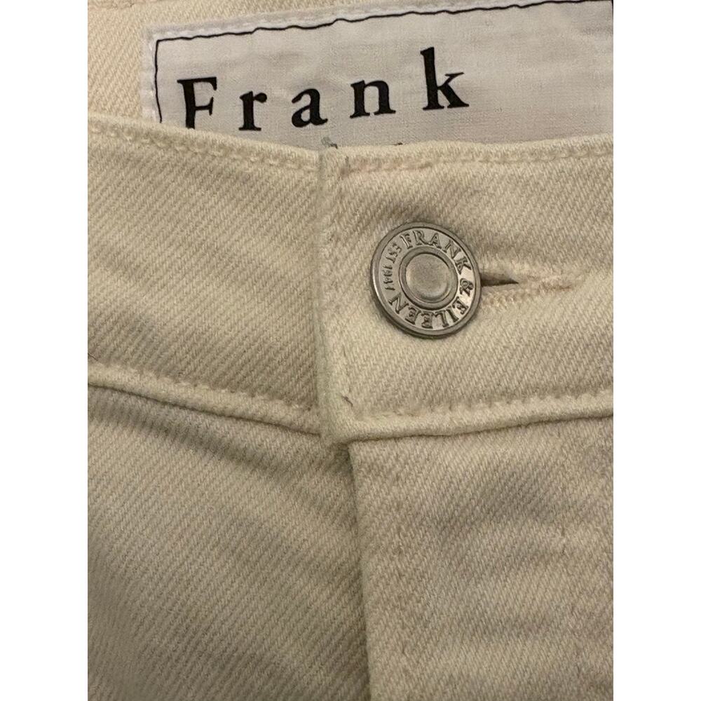 Frank & Eileen White Monaghan Frayed Hem Jeans Size 29 - Picture 4 of 9